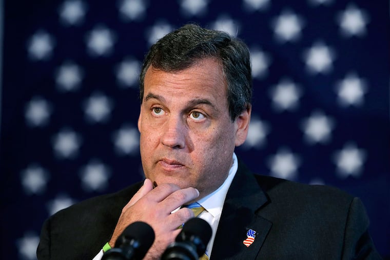 Gov. Christie has bragged that he would grill Hillary Clinton, but his experience as a courtroom prosecutor appears limited. (AP Photo/Mel Evans)