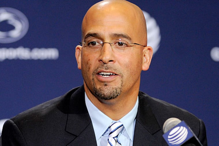 Penn State head coach James Franklin. (Abby Drey/Centre Daily Times/AP)
