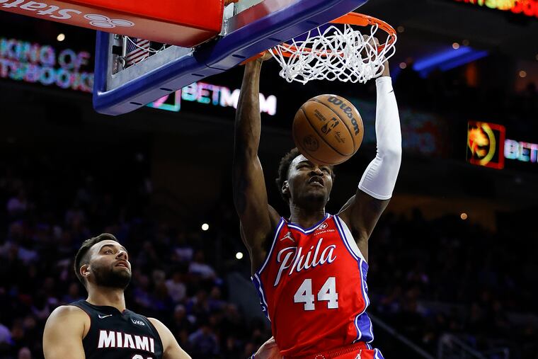 Sixers forward Paul Reed received his communications degree from DePaul this offseason.