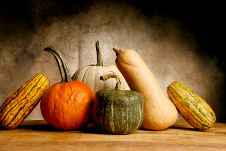 Squash and pumpkins have tough skins - and also come pureed, frozen or canned.