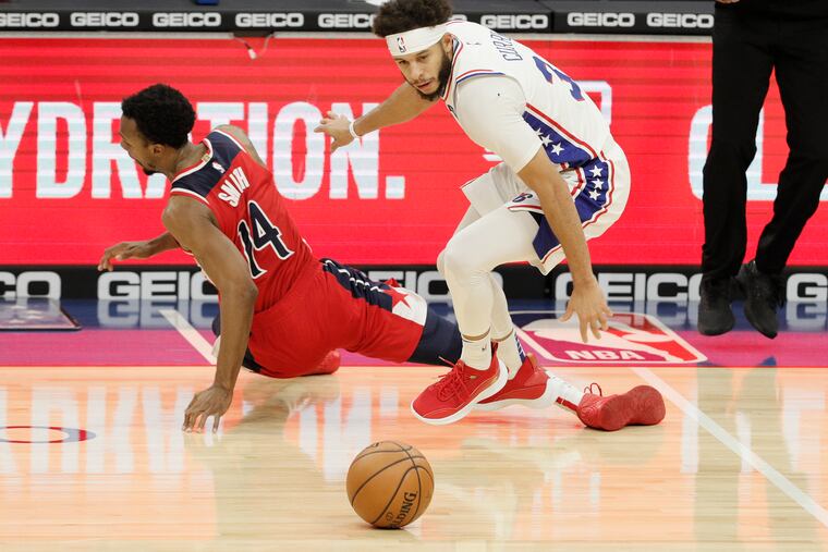 Seth Curry tested positive for COVID on Jan. 7 during the Sixers' 122-109 loss to the Brooklyn Nets.