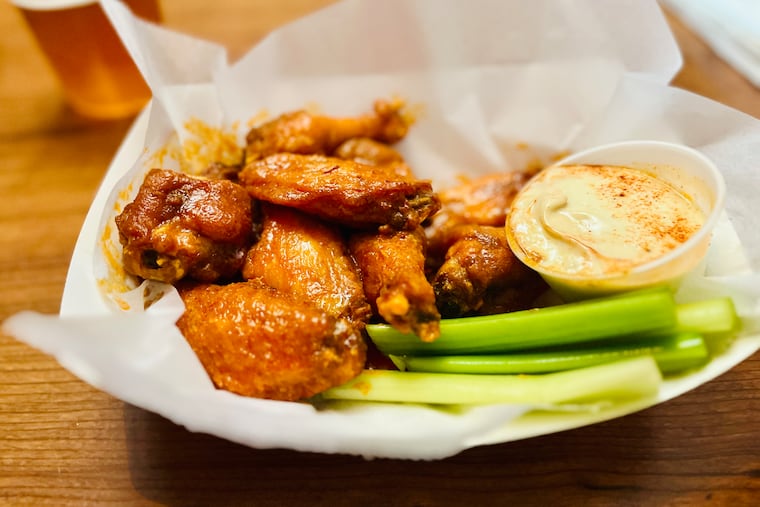 Buffalo wings at Union Taphouse in Manayunk.