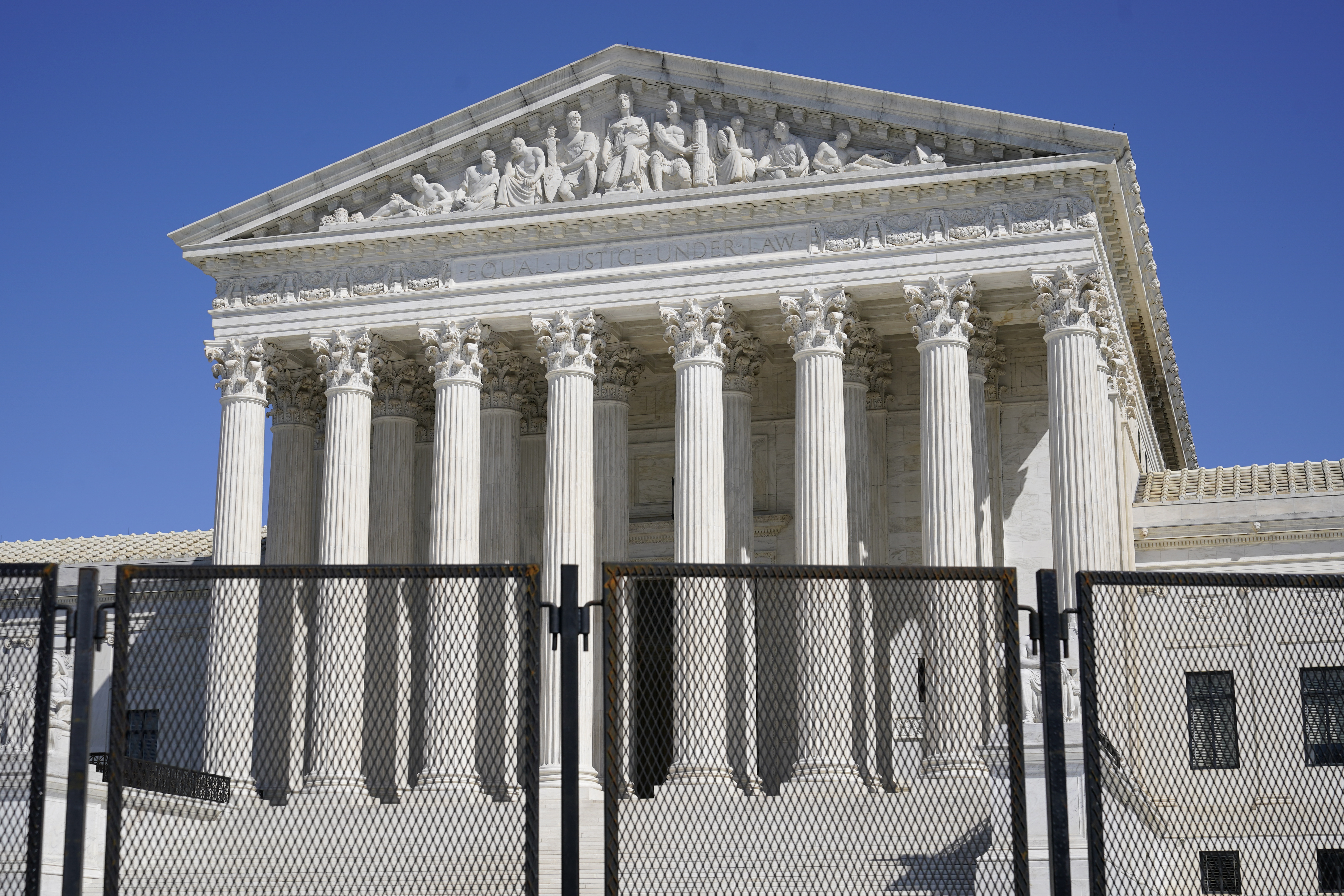 The Supreme Court building on Capitol Hill in Washington.