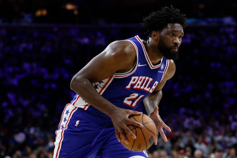 Sixers center Joel Embiid will miss Monday's game against Orlando.