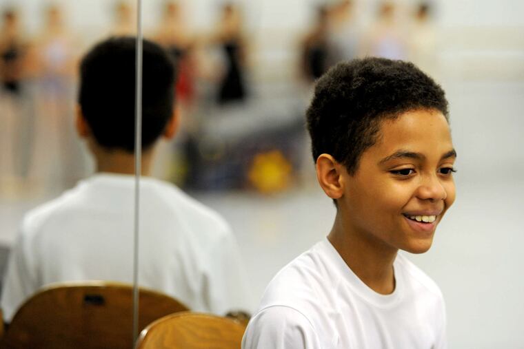 Ballet dancer Zy'Ear Irving of South Philadelphia has gained some insight into how to project a royal aura.