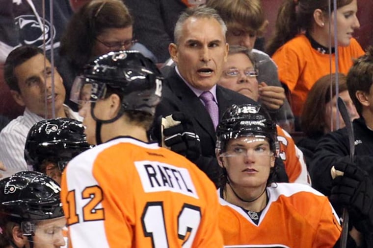 Flyers coach Craig Berube. (Yong Kim/Staff Photographer)