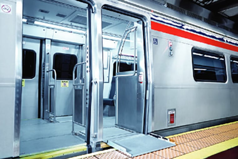 The subway-style doors on the Silverliner V railcars have faltered in the extreme cold temperatures. (www.septa.org)