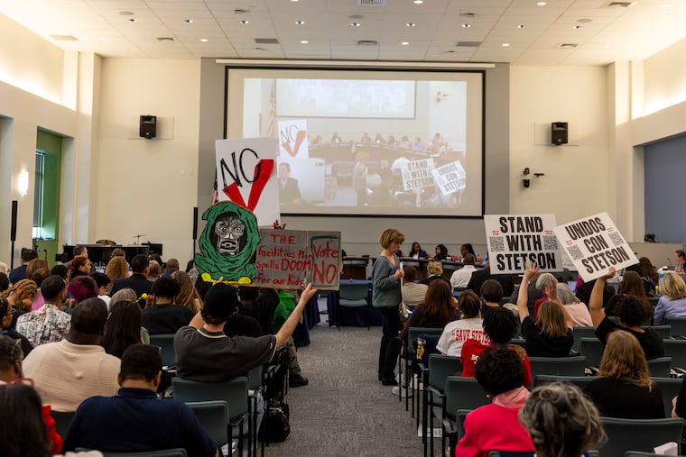 Many families, students, and faculty attended the School District of Philadelphia school board meeting on Thursday.