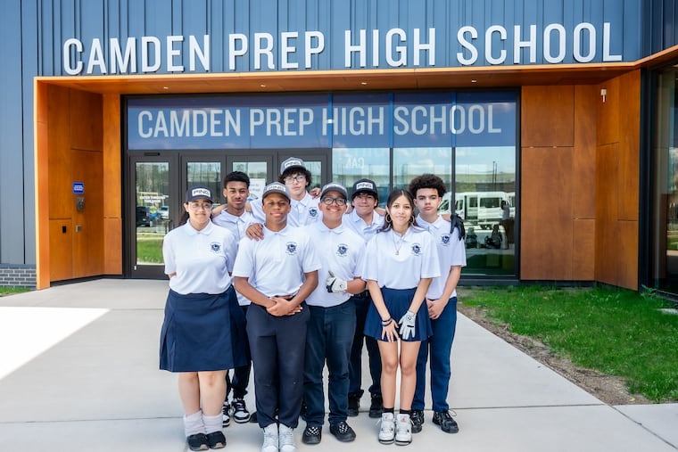 Camden Prep High School's new golf program is the first varsity golf team in Camden history.
