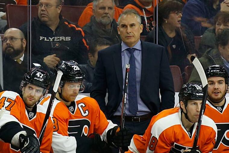 Flyers head coach Craig Berube. (Yong Kim/Staff Photographer)