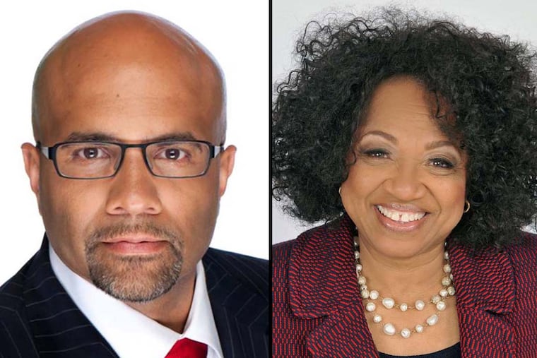 Bret S. Perkins (left) and Rhonda Hill Wilson.