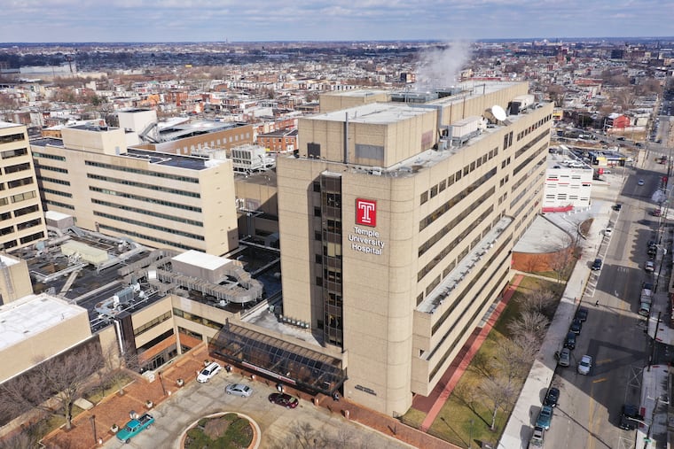 Temple University Hospital in North Philadelphia. DAVID SWANSON / Staff Photographer