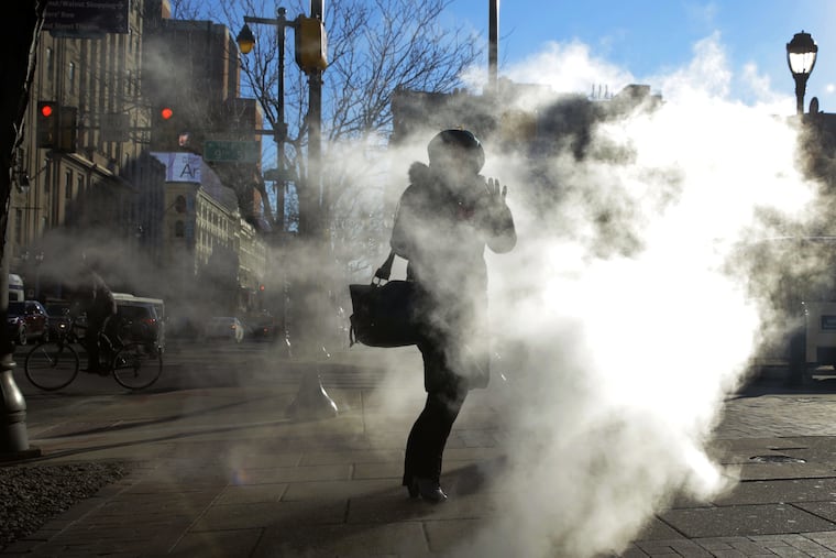 Compared to some other cities, it was practically balmy on Market Street in Center City Thursday morning.