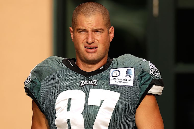 Eagles tight end Brent Celek.