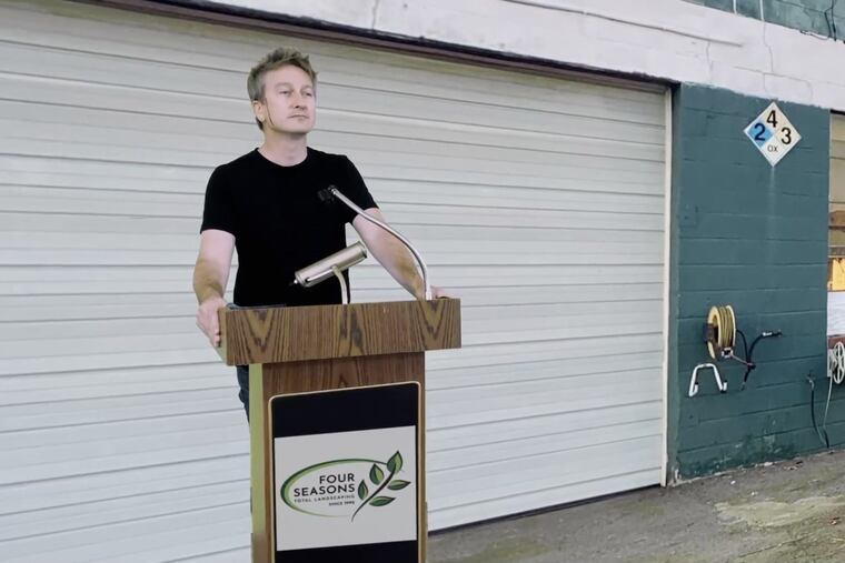 Jason Narducy will play the first indoor show at Four Seasons Total Landscaping in November.