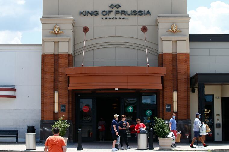 The King of Prussia Mall on June 26, 2020.