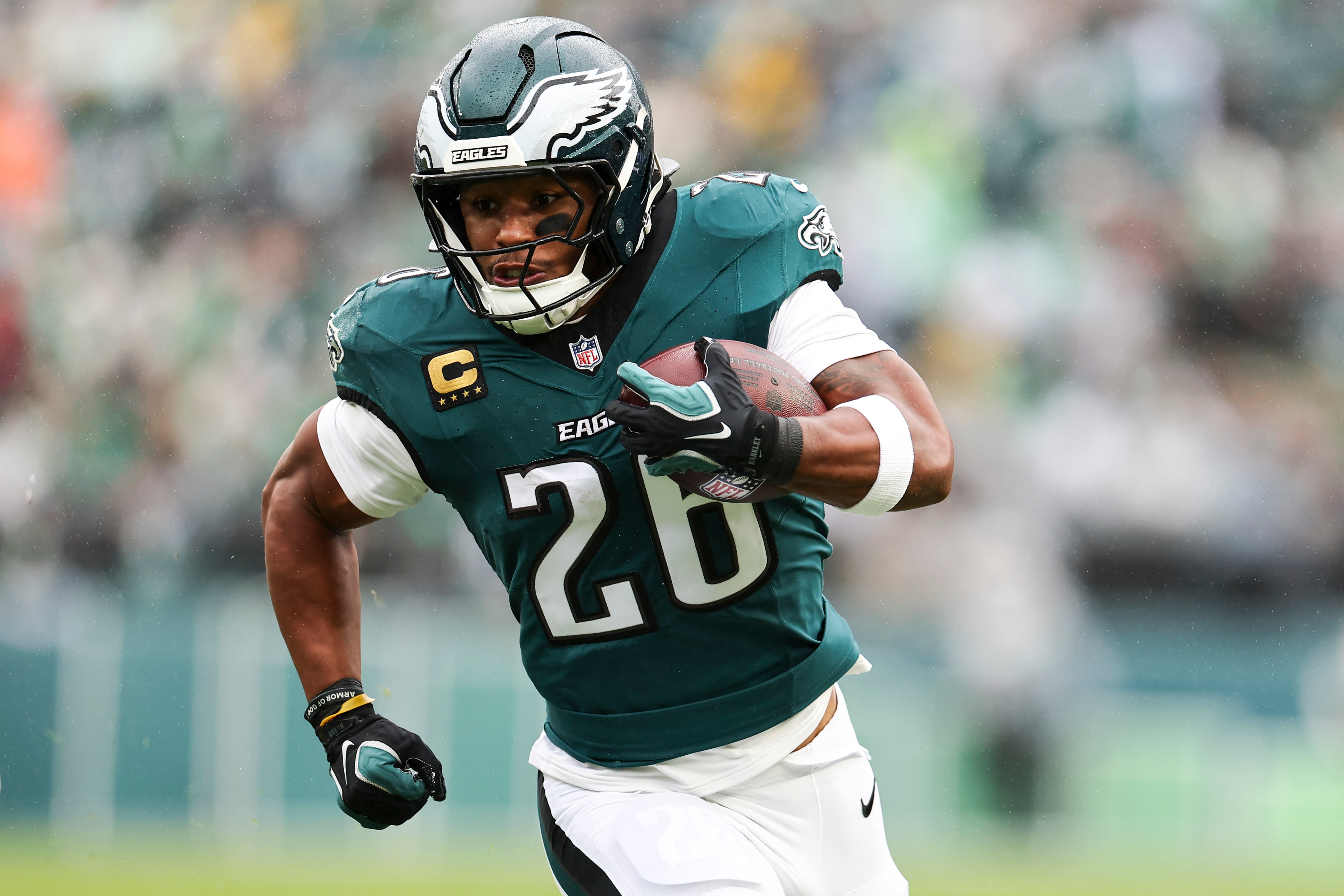 Saquon Barkley hopes for Monday night return to Eagles lineup: ‘I would love to be out there’