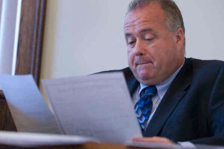Jim Sullivan III said under cross-examination that he did not check the DEP's Known Contaminated Sites List when he researched the Gloucester County building.