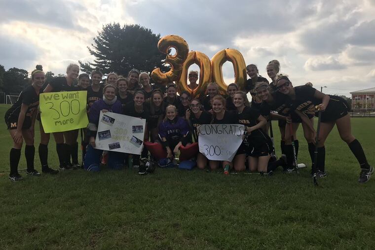 Lauren Pickul recorded her 300th career save in Moorestown's 7-1 victory over Cinnaminson on Monday.