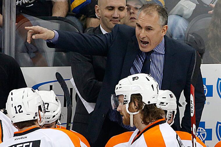 Flyers head coach Craig Berube. (Gene J. Puskar/AP)