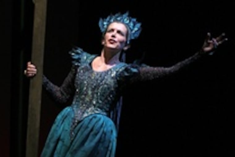 Sally Mercer as Modron in Arden Theatre Company's production of "Sleeping Beauty." Page 38.