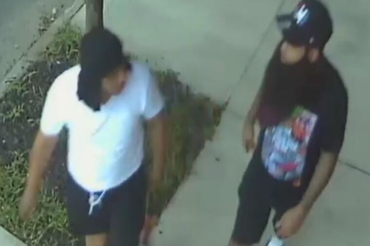 The Camden County Prosecutor's Office is seeking help identifying these persons of interest in the shooting of two Camden County police officers.