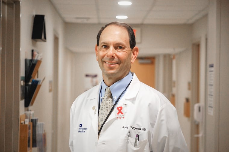 Jody Borgman is an attending physician at the Immunodeficiency Center at Jefferson Einstein Philadelphia Hospital and its former medical director.