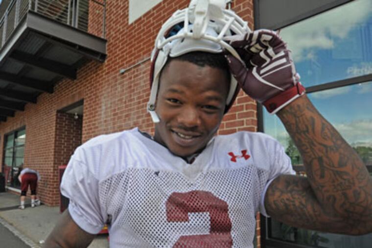 Temple's Matt Brown said. "I wear my life on my sleeves.". (April Saul/Staff Photographer)