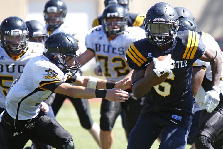 Penn Charter running back Edward Saydee had two touchdowns in a win over Lansdale Catholic.