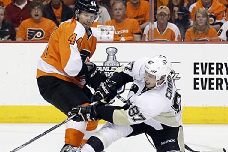 The Flyers look to end the Penguins' season with a win in Game 5 on Friday night in Pittsburgh. (Yong Kim/Staff Photographer)