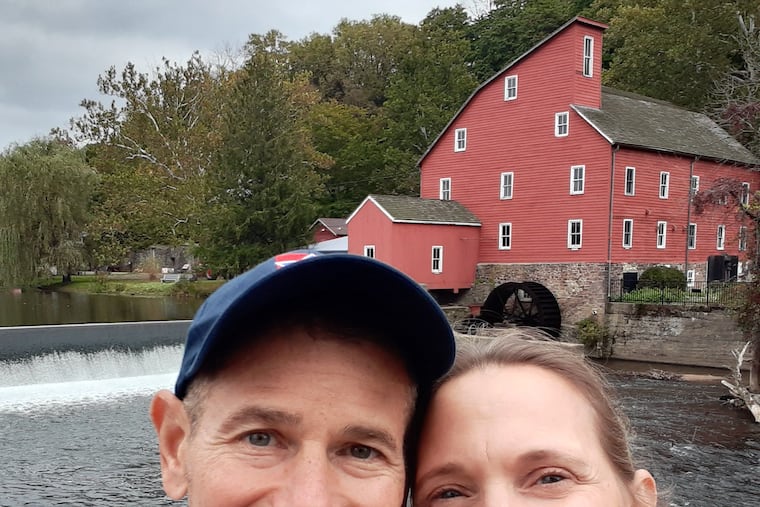 Jesse and Jill in Clinton, NJ earlier this year.