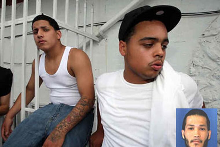 "We just pounded on him because we wanted him arrested," said Kris Torres (right), with Louis Rodriguez, of Jose Carrasquillo (inset).