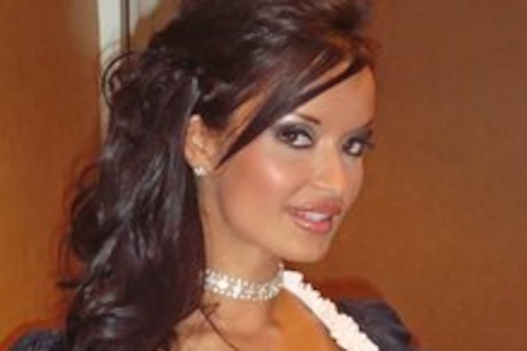 Megan Heaton of Williamstown was a French maid at a Playboy party. (See "She's Miss Howard TV.")