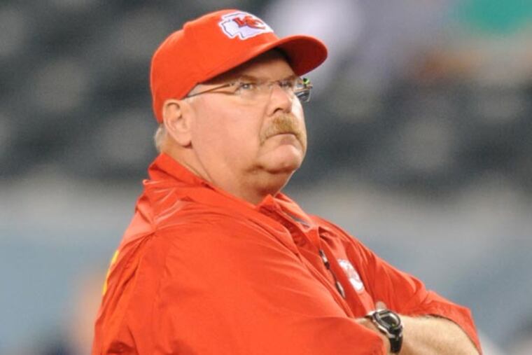 Former Eagles coach Andy Reid. (Clem Murray/Staff Photographer)