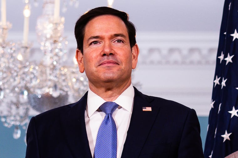 Secretary of State Marco Rubio arrives at the Treaty Room at the State Department, Tuesday, Aug. 11, 2026, in Washington. A judge ruled Friday that Rubio exceeded his authority when he issued a policy suspending visa applications from 75 countries.