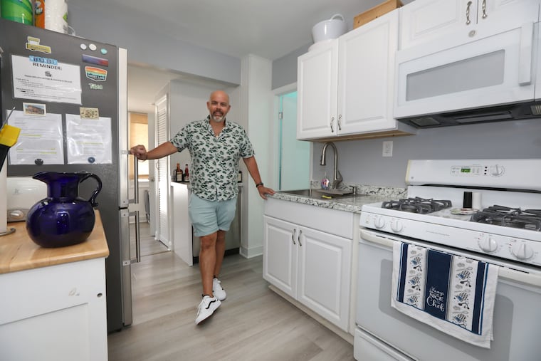 Jacob Wilson added a dishwasher to the kitchen along with other improvements at his home in Wildwood.