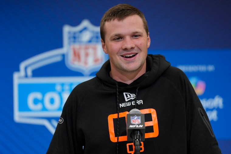 Syracuse quarterback and St. Joe's Prep alum Kyle McCord is hopeful he'll here is name called over the next few days of the NFL Draft.