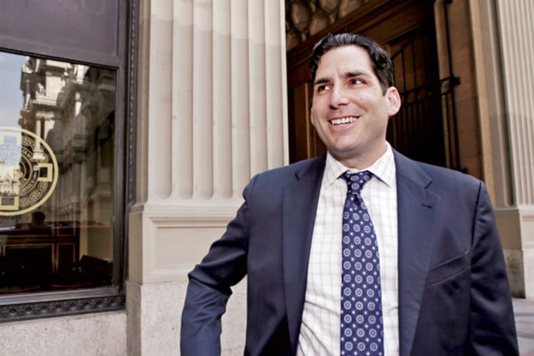 After 12 years as a Philadelphia prosecutor, Brendan O’Malley leaves his Center City office for the last time. (ELIZABETH ROBERTSON/Staff Photographer)