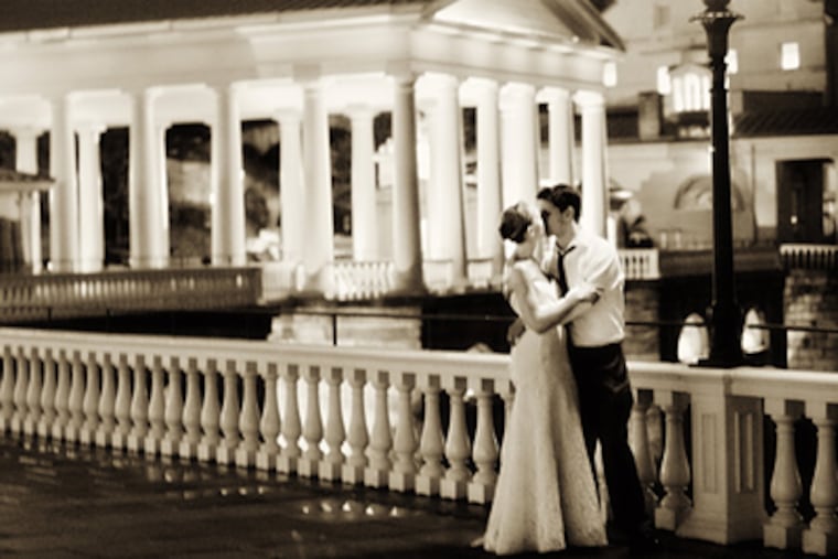 Kate Devine and David Newman were married September 12, 2009 in Philadelphia.
(Danielle Hopkins Photography)