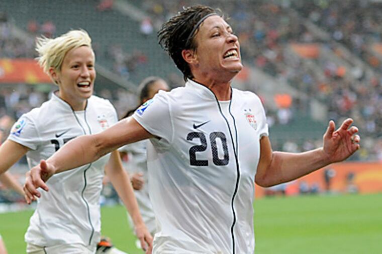 Abby Wambach and the United States will face Japan on Sunday in the final of the Women's World Cup. (Martin Meissner/AP)