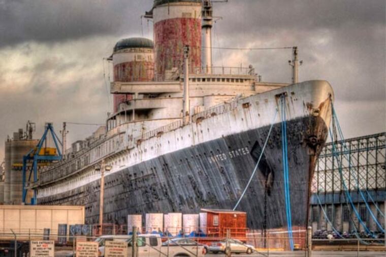 The SS United States has lain dormant on the Delaware River in South Philadelphia since 1996.