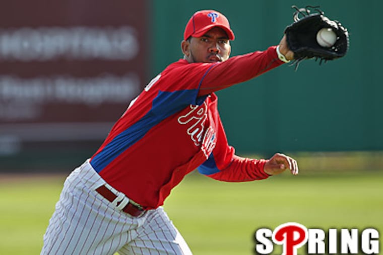 "I would say there is mild concern," Phillies pitching coach Rich Dubee said of Antonio Bastardo. (David M Warren/Staff Photographer)