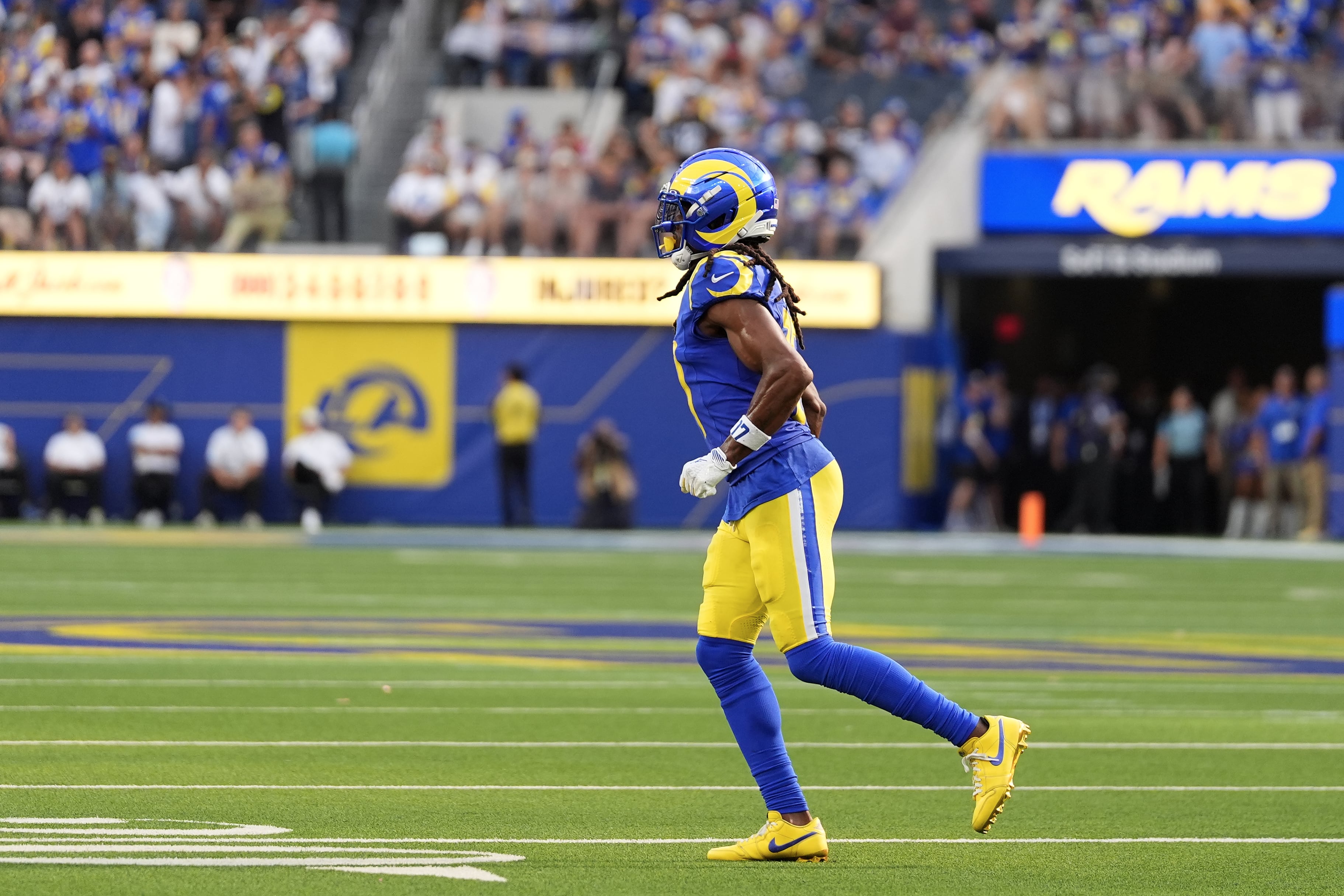 Rams WR Davante Adams out 6-10 weeks with hamstring injury. DT Poona Ford out for season