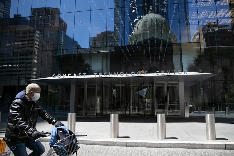 The Comcast Technology Center at 18th and Arch Streets in Philadelphia.