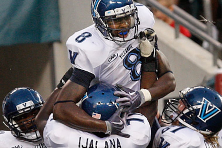Villanova football is considering joining the Big East conference. (Ron Cortes / Staff Photographer)