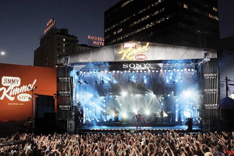 Emmy Award-nominated "Jimmy Kimmel Live" airs every weeknight (11:35 p.m. - 12:41 a.m., ET), packed with hilarious comedy bits and features a diverse lineup of guests including celebrities, athletes, musicians, comedians and humorous human interest subjects.