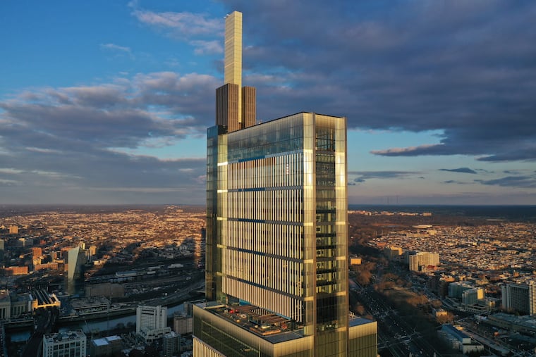 Comcast Technology Center is Philadelphia's tallest building and currently the 10th tallest building in the U.S. Comcast owns NBCUniversal, which says it will launch a streaming service in 2020.