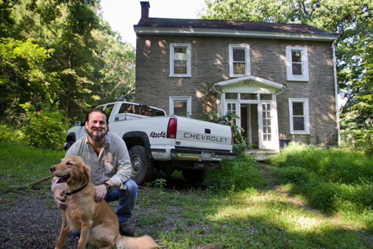 Mark Tinneny is protesting what he believes is an unwarranted dismissal by the Schuylkill Center for Environmental Education.