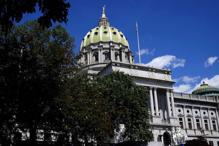 The Pennsylvania State Capitol in Harrisburg.