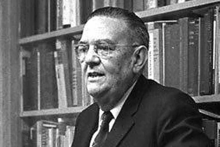 George Taylor earned a Wharton School economics degree in 1919. (File photo)